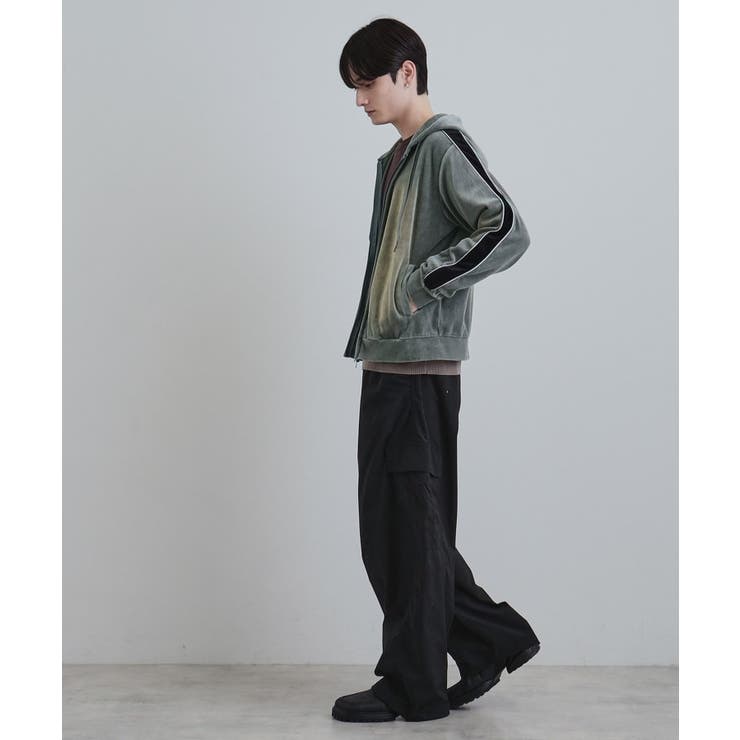 ヴィンテージライクベロアジップパーカー | tk.TAKEO KIKUCHI | 詳細画像5 