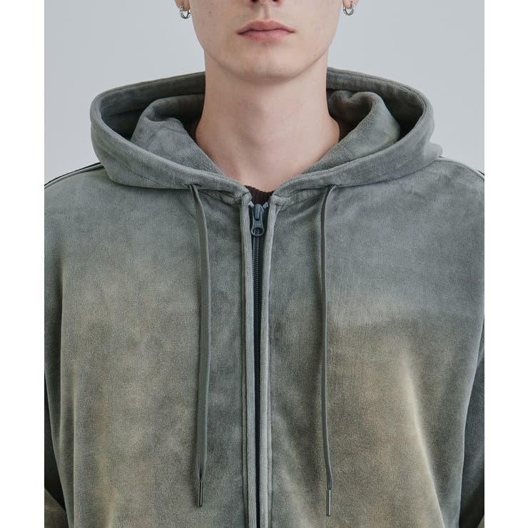 ヴィンテージライクベロアジップパーカー | tk.TAKEO KIKUCHI | 詳細画像21 