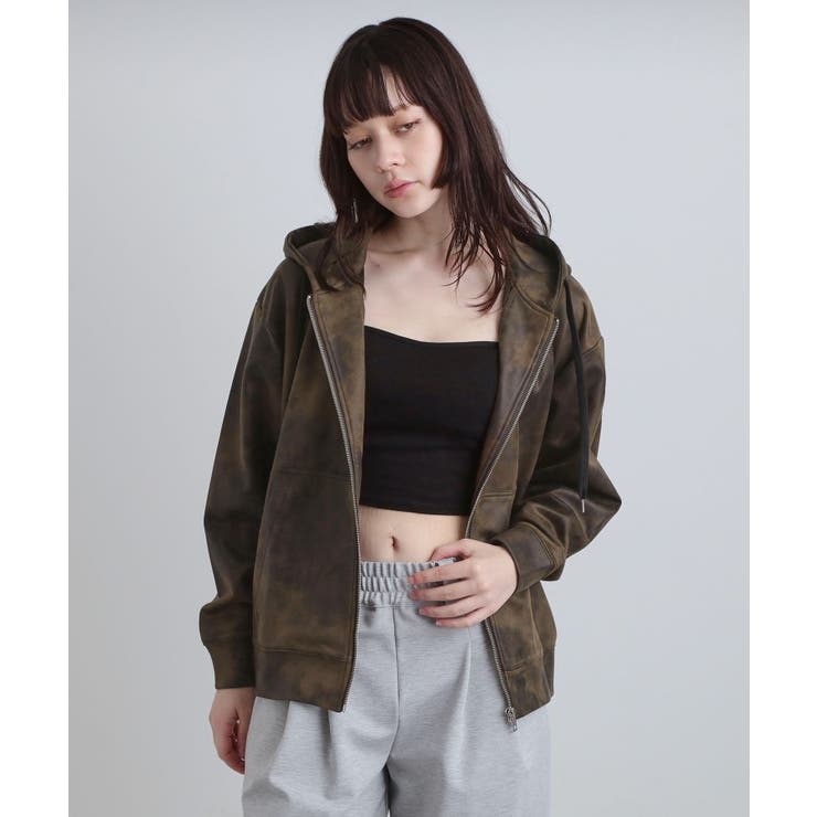 ヴィンテージライクプリント ジップパーカー | tk.TAKEO KIKUCHI | 詳細画像35 