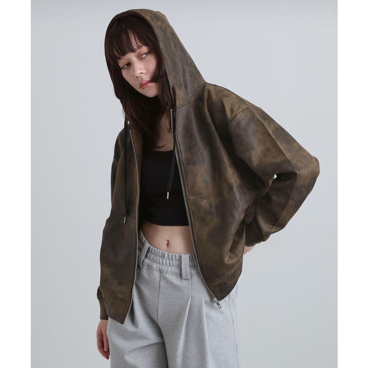 ヴィンテージライクプリント ジップパーカー | tk.TAKEO KIKUCHI | 詳細画像36 