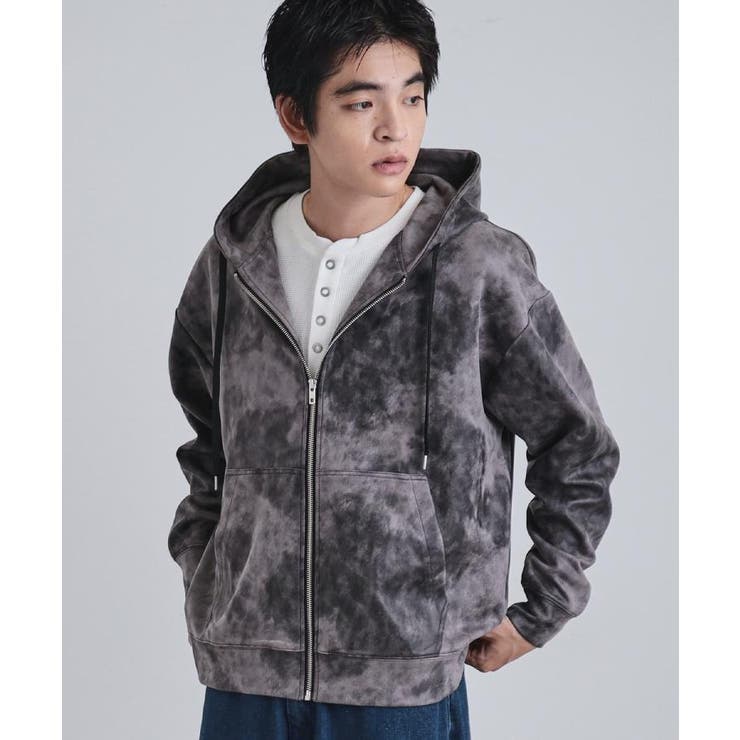 ヴィンテージライクプリント ジップパーカー | tk.TAKEO KIKUCHI | 詳細画像12 