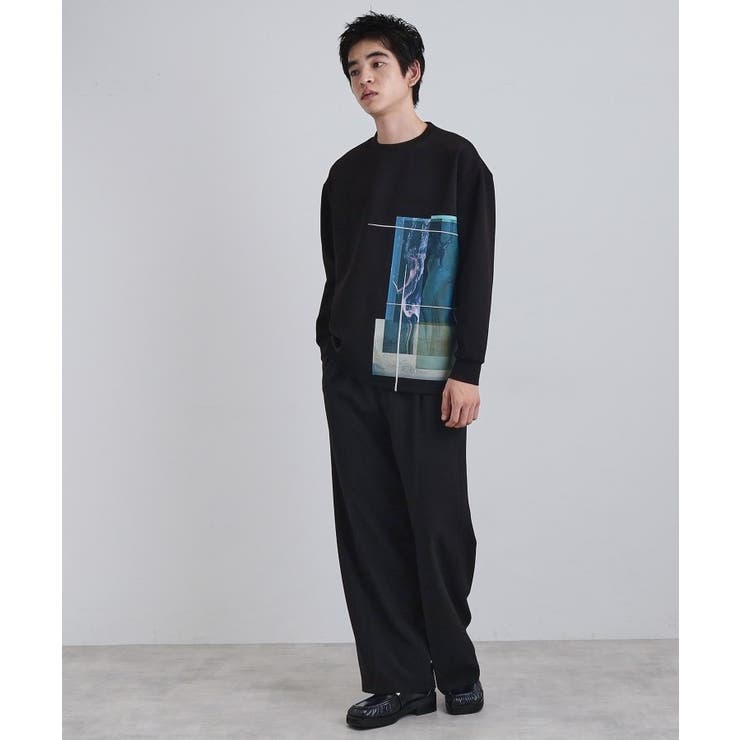 長袖 サイドスタックプリントカットソー | tk.TAKEO KIKUCHI | 詳細画像7 