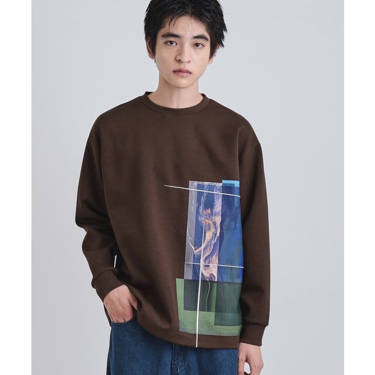 長袖 サイドスタックプリントカットソー | tk.TAKEO KIKUCHI | 詳細画像12 