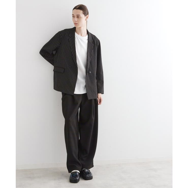 【セットアップ対応】ピンストライプルーズジャケット | tk.TAKEO KIKUCHI | 詳細画像8 
