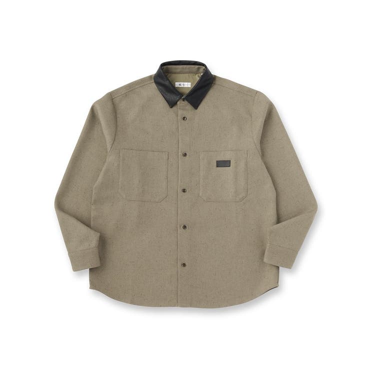 ヘリンボーンワーカーシャツ | tk.TAKEO KIKUCHI | 詳細画像1 