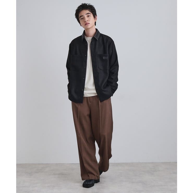 ヘリンボーンワーカーシャツ | tk.TAKEO KIKUCHI | 詳細画像3 