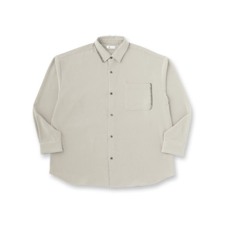 なめらかスエードタッチステッチシャツ | tk.TAKEO KIKUCHI | 詳細画像1 