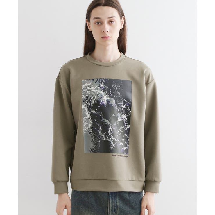 ライトニングウェーブダンボールスウェット | tk.TAKEO KIKUCHI | 詳細画像14 