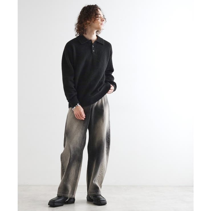 カーブスイッチニットポロシャツ | tk.TAKEO KIKUCHI | 詳細画像7 