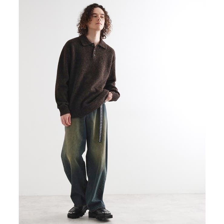 カーブスイッチニットポロシャツ | tk.TAKEO KIKUCHI | 詳細画像12 