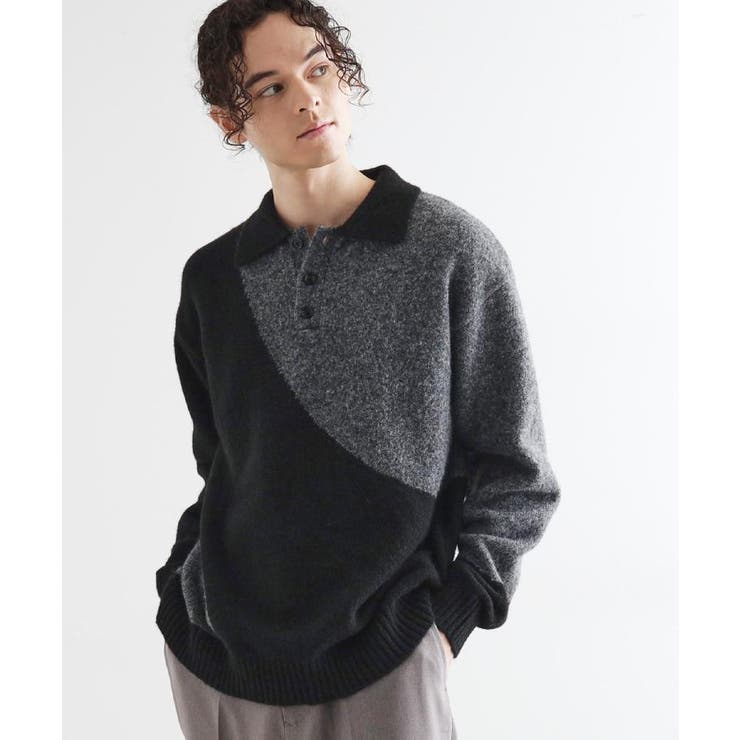 カーブスイッチニットポロシャツ | tk.TAKEO KIKUCHI | 詳細画像18 