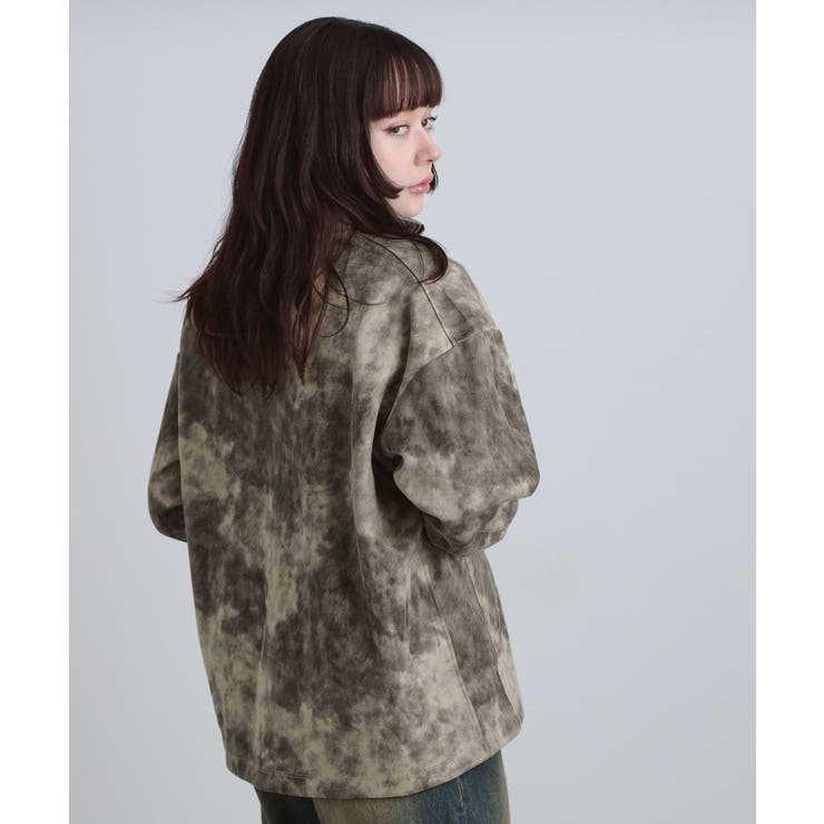 ヴィンテージライクプリント ハーフジッププルオーバー | tk.TAKEO KIKUCHI | 詳細画像6 