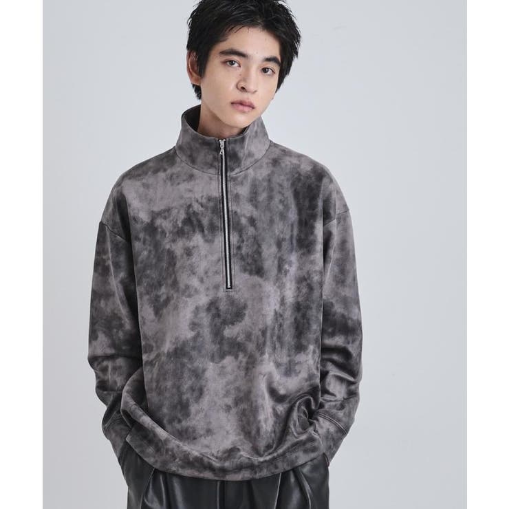 ヴィンテージライクプリント ハーフジッププルオーバー | tk.TAKEO KIKUCHI | 詳細画像14 