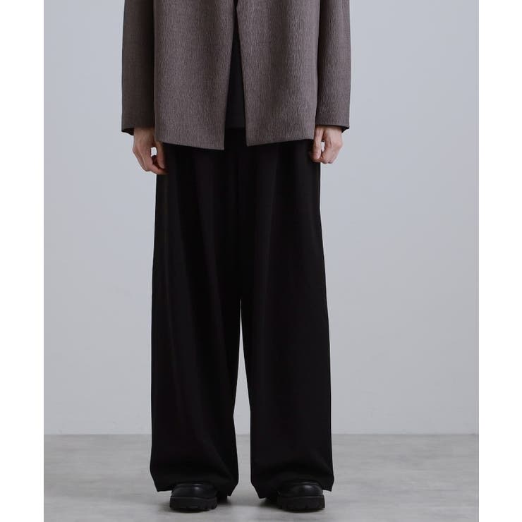ブラック(019) | 【スーパーワイドバギースラックスパンツ | tk.TAKEO KIKUCHI