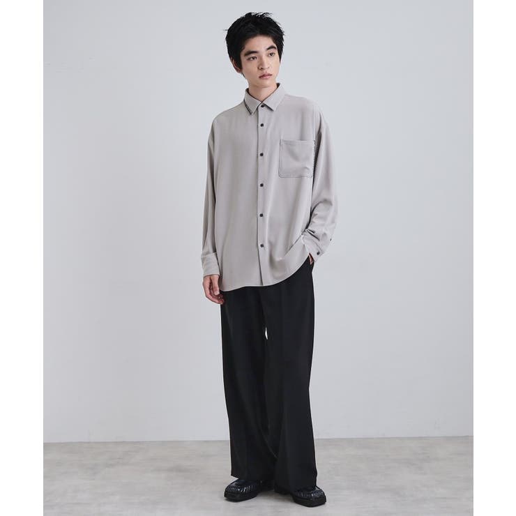 ワイドストレートパンツ | tk.TAKEO KIKUCHI | 詳細画像7 