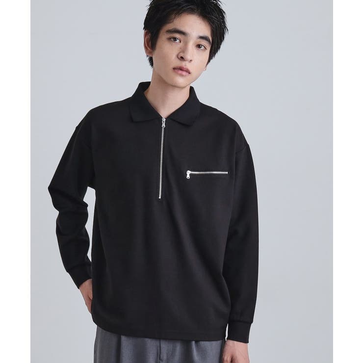 ポロ衿ハーフジップ | tk.TAKEO KIKUCHI | 詳細画像6 