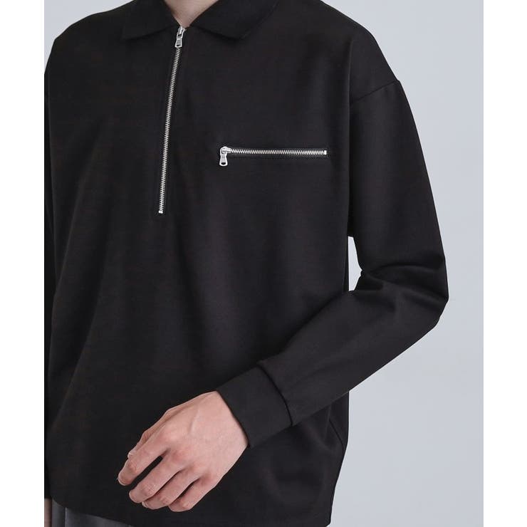 ポロ衿ハーフジップ | tk.TAKEO KIKUCHI | 詳細画像19 