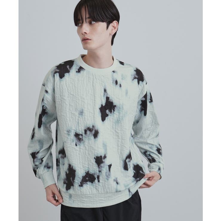 ライトグレー(011) | ブラーアブストカットソー | tk.TAKEO KIKUCHI