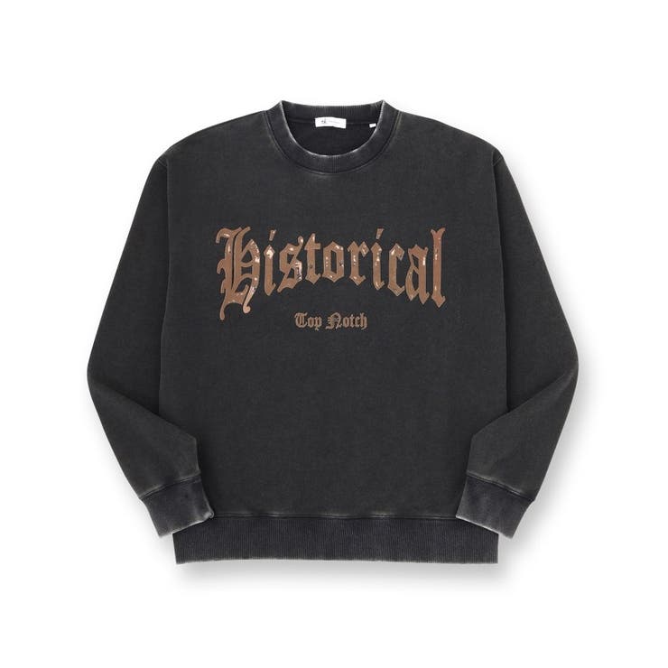 カレッジフロッキープリントスウェット | tk.TAKEO KIKUCHI | 詳細画像1 