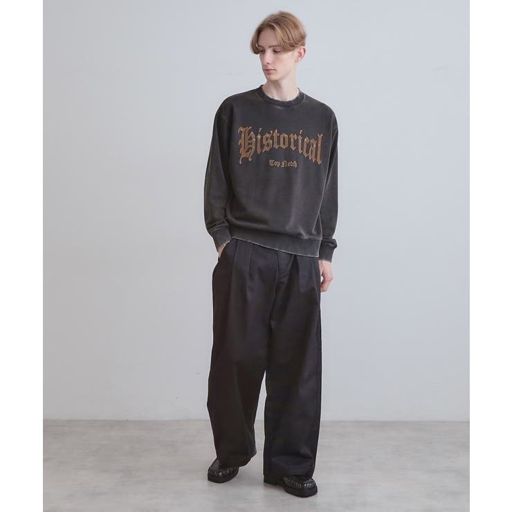 カレッジフロッキープリントスウェット | tk.TAKEO KIKUCHI | 詳細画像11 