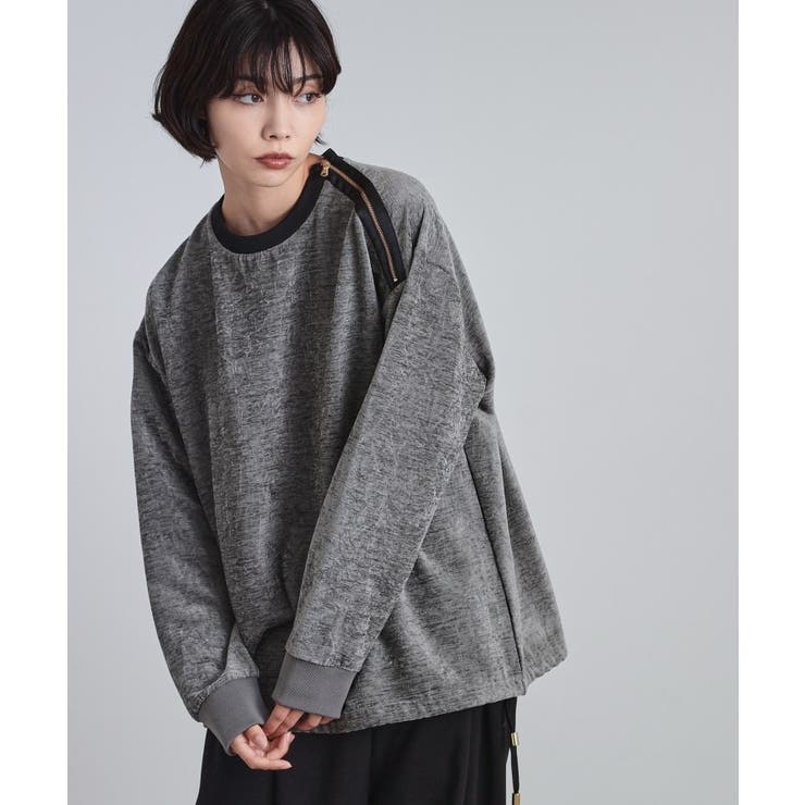 クラッシュベロアカットソー | tk.TAKEO KIKUCHI | 詳細画像6 