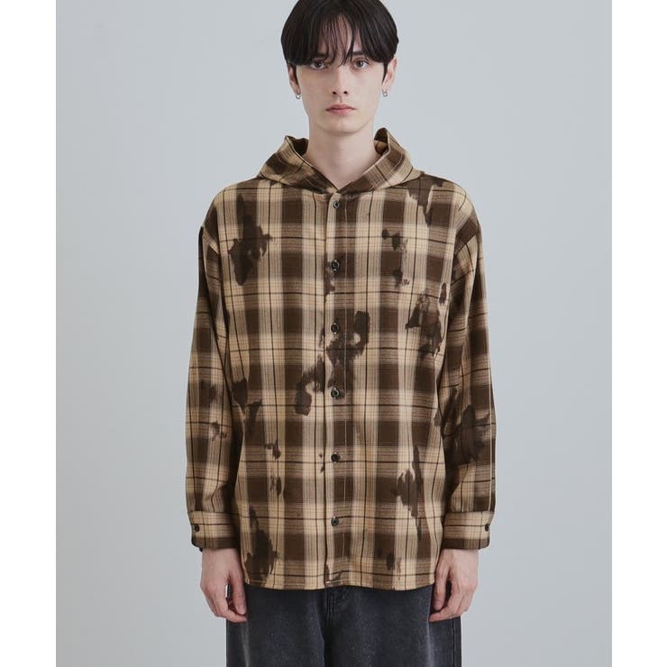 ヴィンテージフードチェックシャツ | tk.TAKEO KIKUCHI | 詳細画像26 