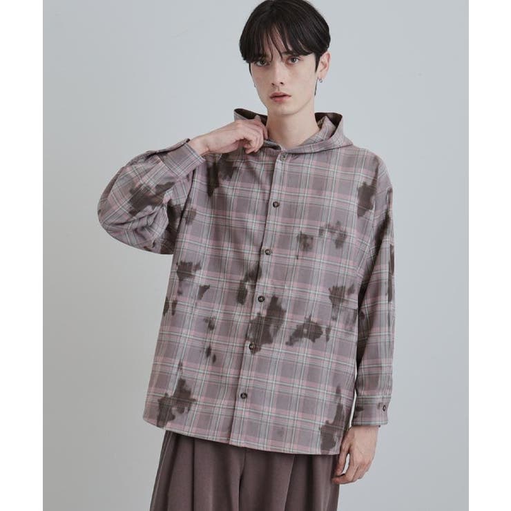 ヴィンテージフードチェックシャツ | tk.TAKEO KIKUCHI | 詳細画像11 