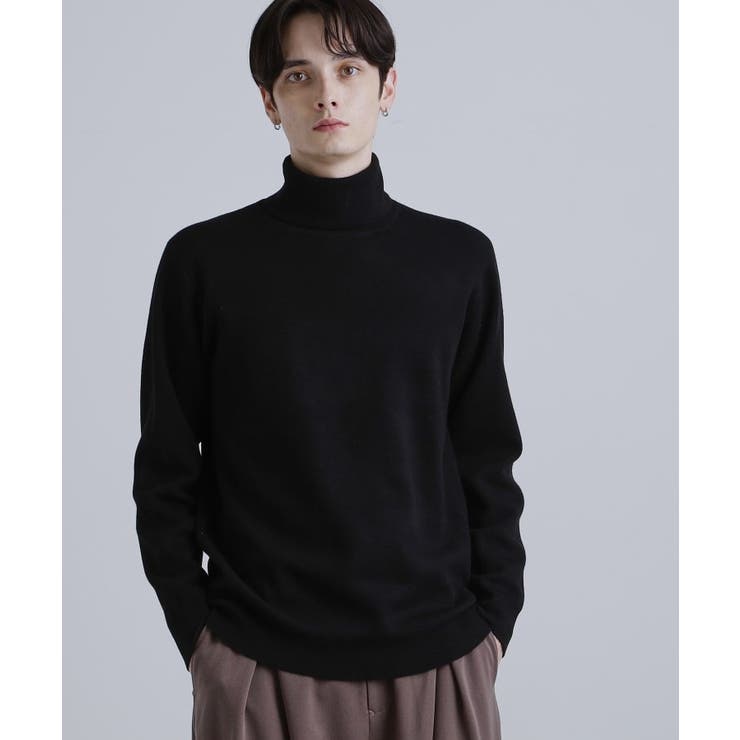 ブラック(019) | ミラノリブタートルネックニット | tk.TAKEO KIKUCHI