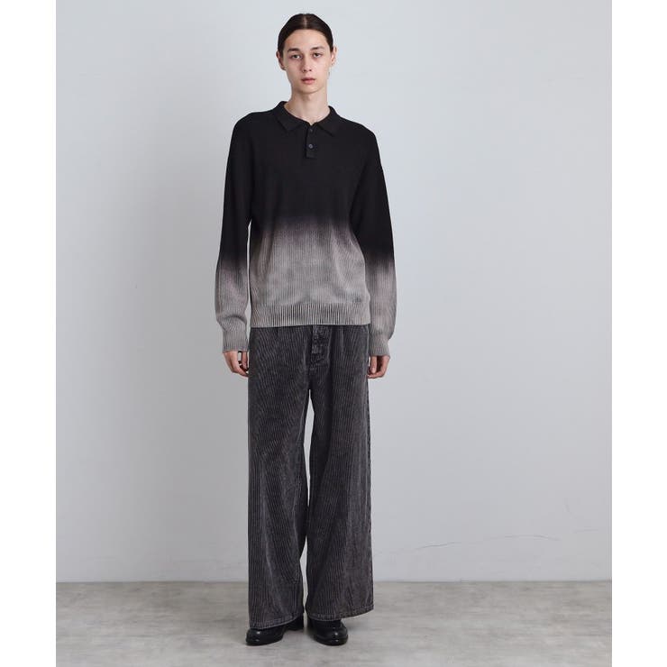 畦編みニットポロシャツブリーチ | tk.TAKEO KIKUCHI | 詳細画像9 