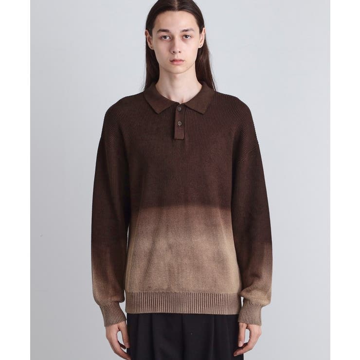 畦編みニットポロシャツブリーチ | tk.TAKEO KIKUCHI | 詳細画像16 