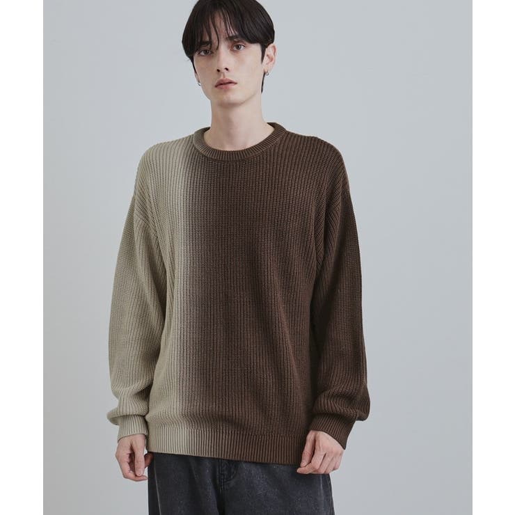 ブラウン(044) | グラデダイニットプルオーバー | tk.TAKEO KIKUCHI