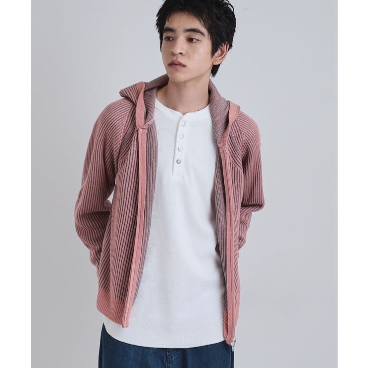 ピンク(071) | プレーティングブライトモチーフジップパーカー | tk.TAKEO KIKUCHI