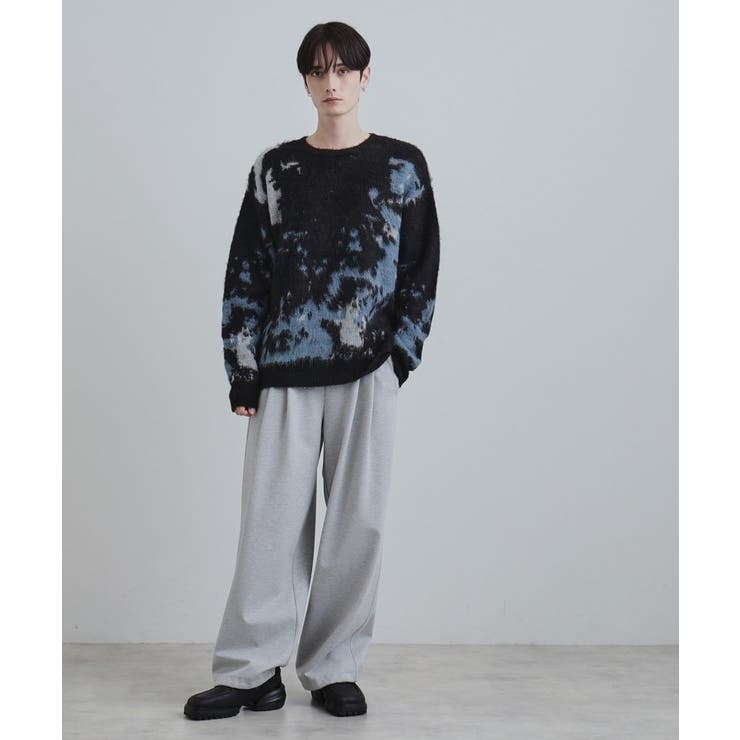 ルーズシルエットアブストラクトシャギーニットプルオーバー | tk.TAKEO KIKUCHI | 詳細画像12 