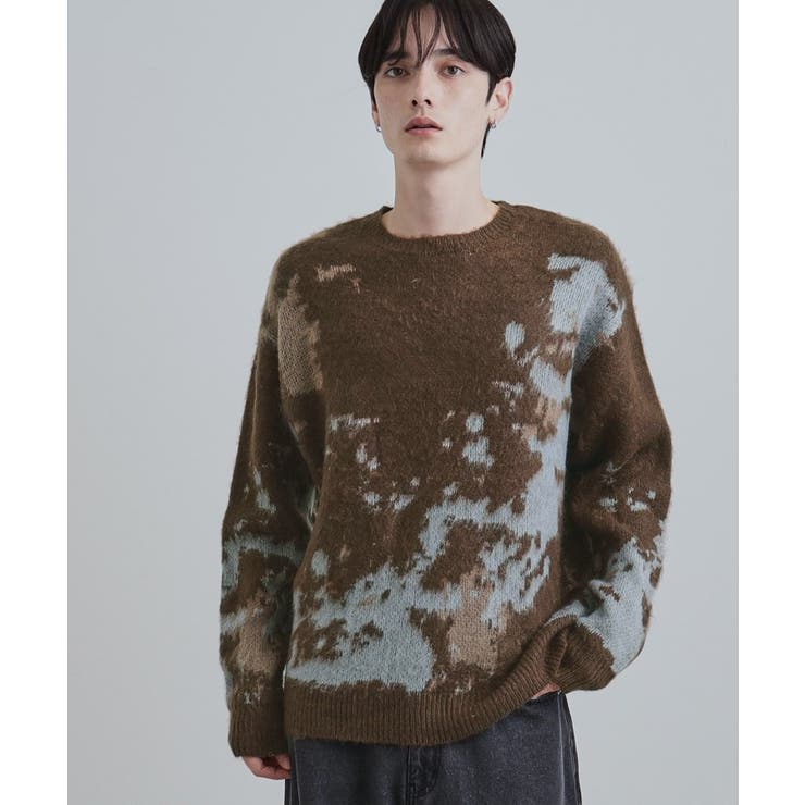 ルーズシルエットアブストラクトシャギーニットプルオーバー | tk.TAKEO KIKUCHI | 詳細画像19 