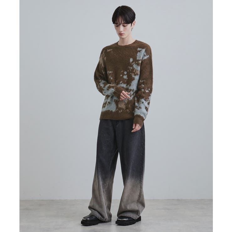 ルーズシルエットアブストラクトシャギーニットプルオーバー | tk.TAKEO KIKUCHI | 詳細画像22 