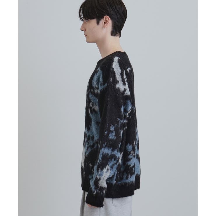 ルーズシルエットアブストラクトシャギーニットプルオーバー | tk.TAKEO KIKUCHI | 詳細画像28 