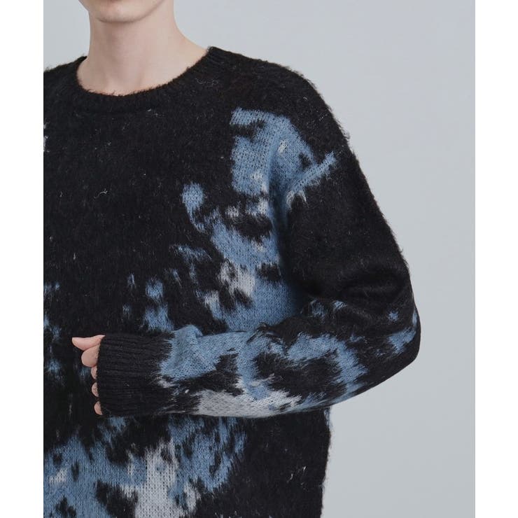 ルーズシルエットアブストラクトシャギーニットプルオーバー | tk.TAKEO KIKUCHI | 詳細画像31 