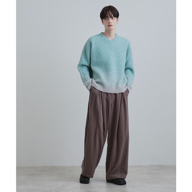 ミスティーシャギーVネックニット | tk.TAKEO KIKUCHI | 詳細画像22 