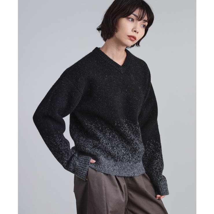 ミスティーシャギーVネックニット | tk.TAKEO KIKUCHI | 詳細画像16 