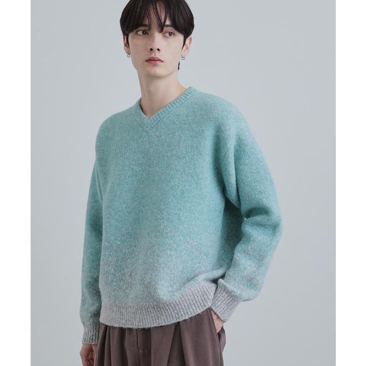 ミスティーシャギーVネックニット | tk.TAKEO KIKUCHI | 詳細画像20 