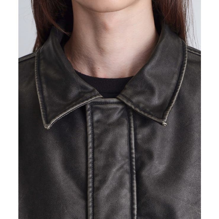 ヴィンテージライク衿フェイクファーブルゾン | tk.TAKEO KIKUCHI | 詳細画像42 