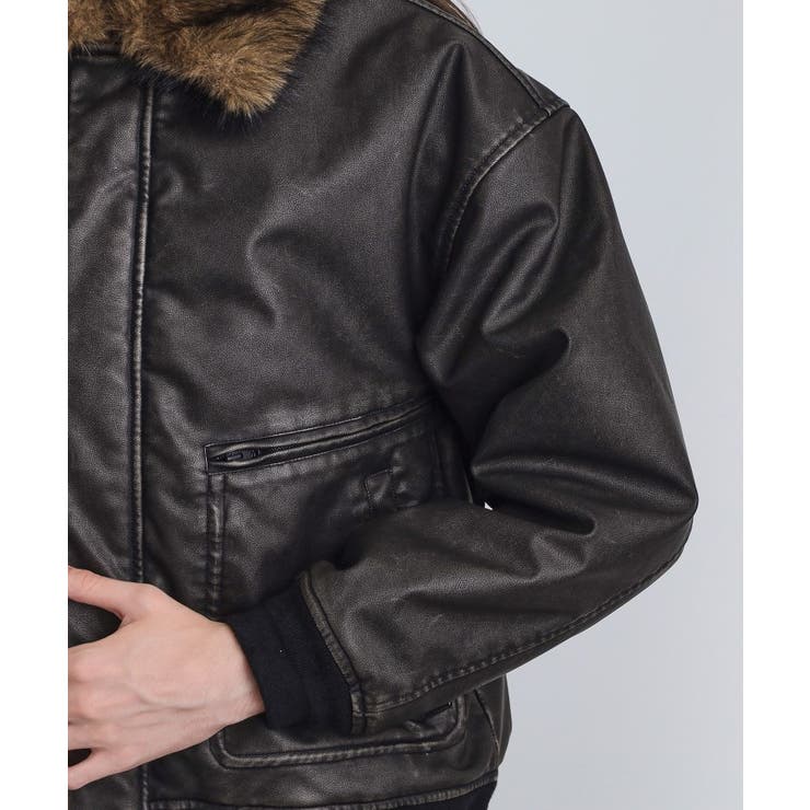 ヴィンテージライク衿フェイクファーブルゾン | tk.TAKEO KIKUCHI | 詳細画像43 