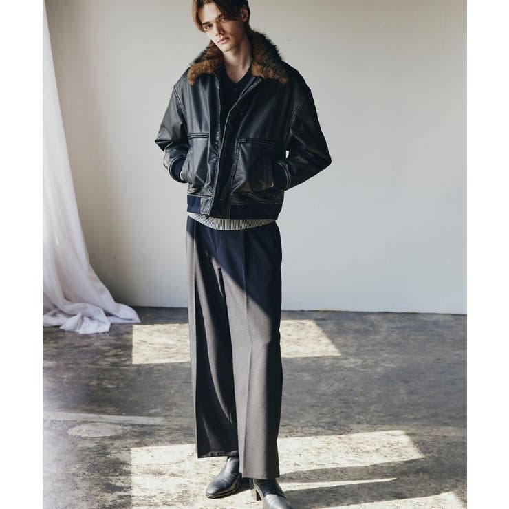 ヴィンテージライク衿フェイクファーブルゾン | tk.TAKEO KIKUCHI | 詳細画像3 