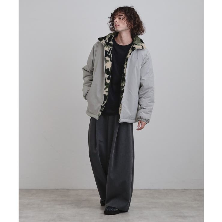 【WEB限定】リバーシブルボアブルゾン | tk.TAKEO KIKUCHI | 詳細画像4 