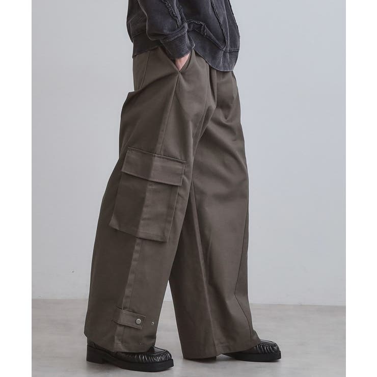 グレージュ(050) | ワイドカーゴパンツ | tk.TAKEO KIKUCHI