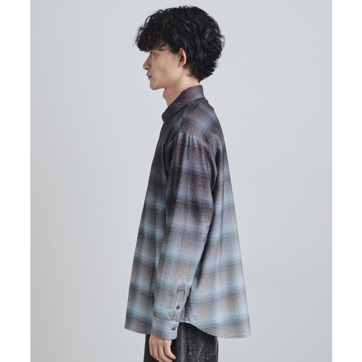 グラデーションプリントネルシャツ | tk.TAKEO KIKUCHI | 詳細画像10 