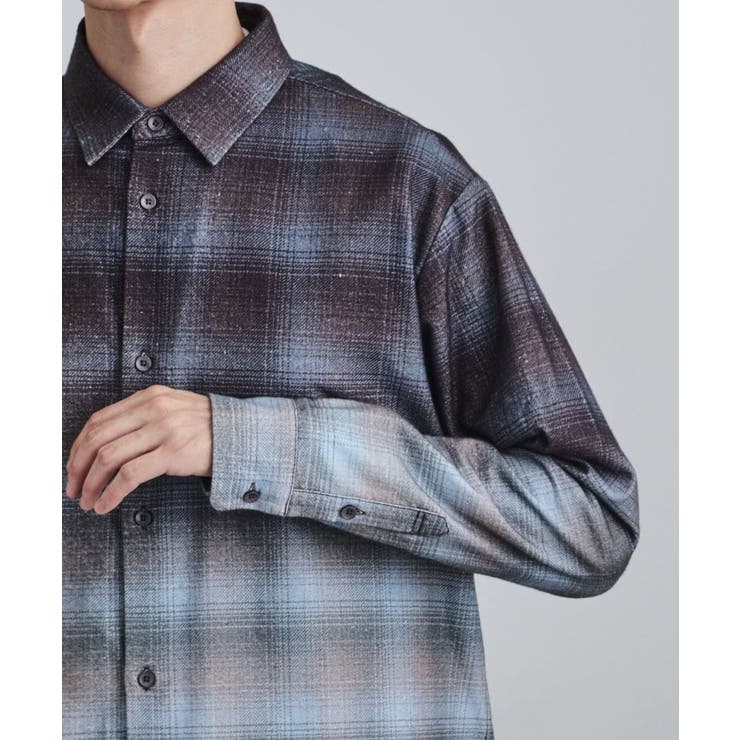 グラデーションプリントネルシャツ | tk.TAKEO KIKUCHI | 詳細画像13 