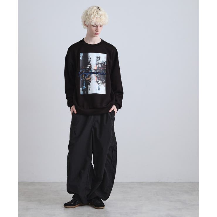 アーバングラフィックブラシ刺繍長袖Tシャツ | tk.TAKEO KIKUCHI | 詳細画像7 