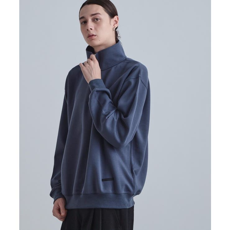 ネイビー(094) | ハーフジップスウェット | tk.TAKEO KIKUCHI