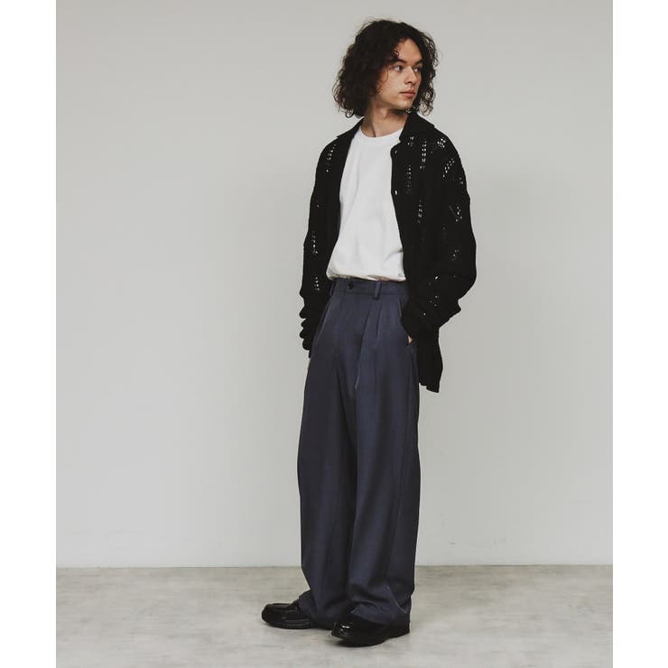 リーフジャカードニットシャツポロ | tk.TAKEO KIKUCHI | 詳細画像5 